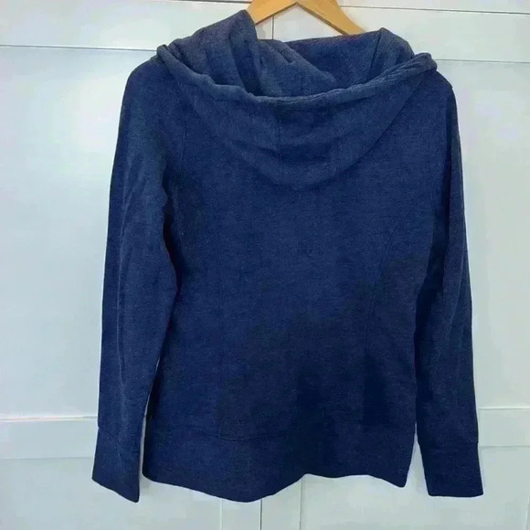 Navy Blue New Era Zip Up Sweatshirt size Medium - Picture 6 of 6